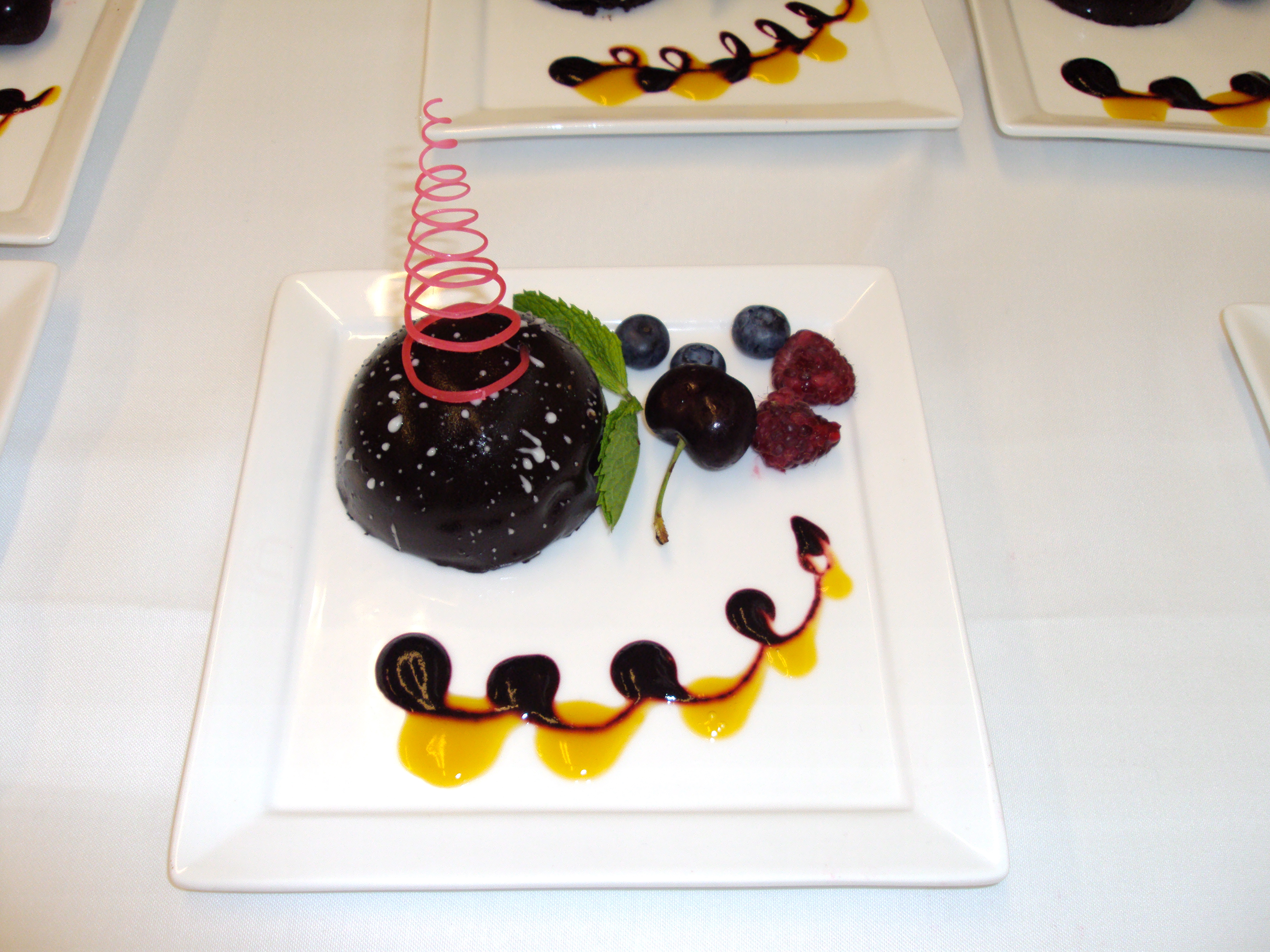 Molten lava cake