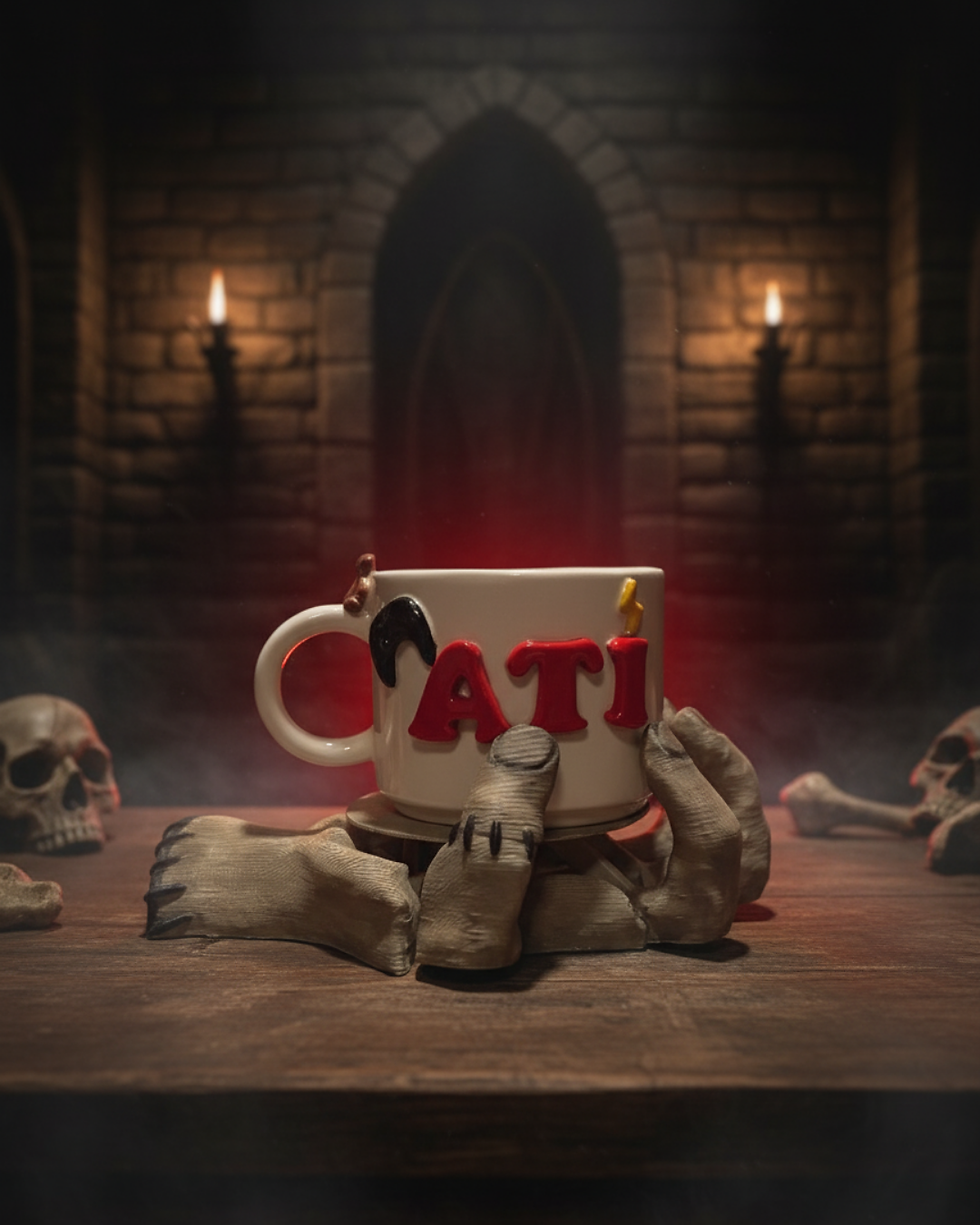 Kesik El Bardak Tutucu