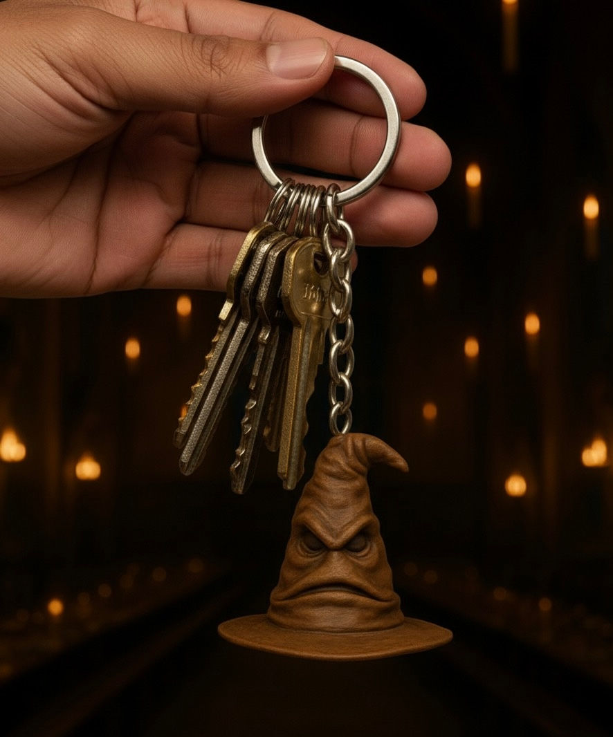 Konuşan Şapka Anahtarlık