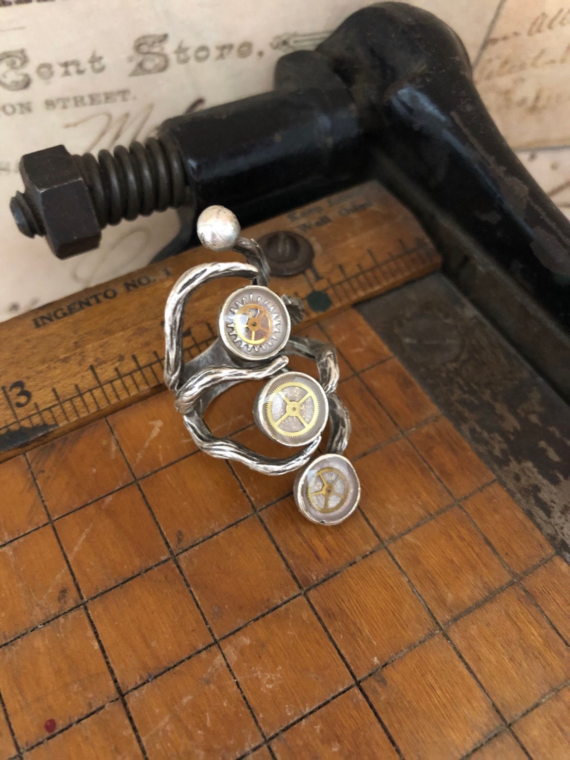 Adjustable Twig Ring