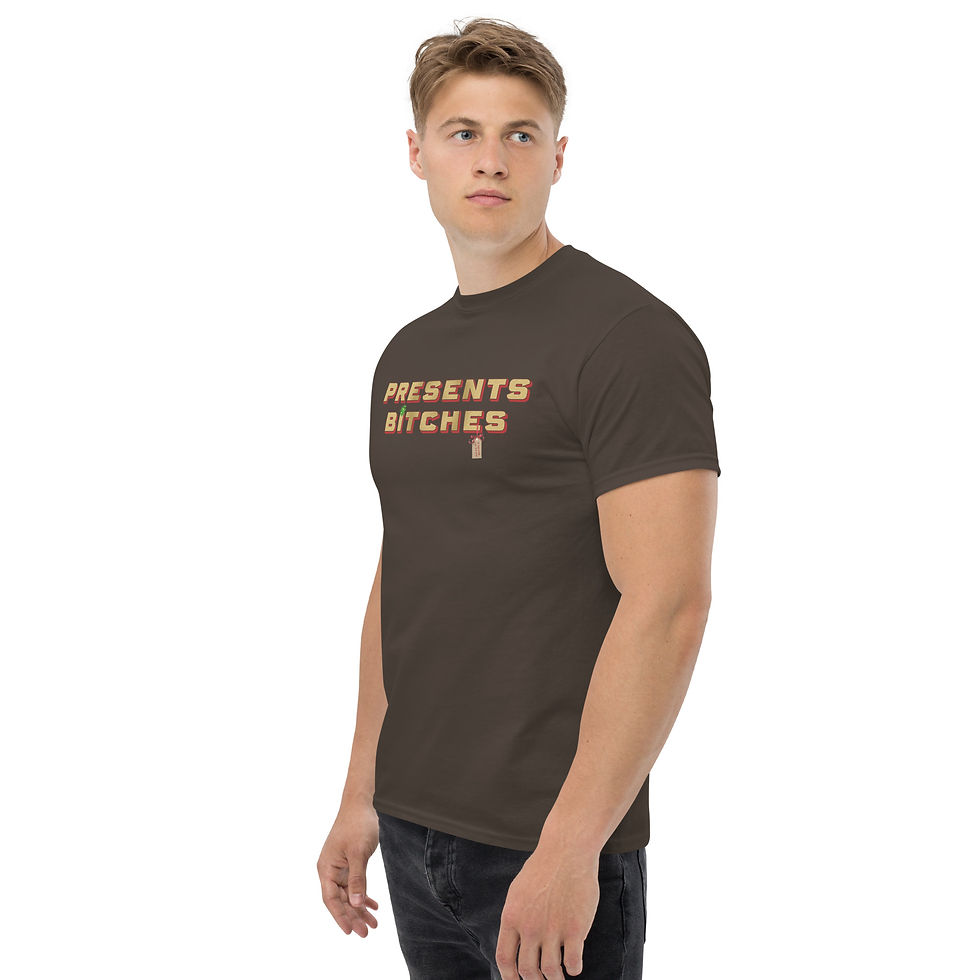 Thumbnail: Presents Bitches Tee (Red Trim)