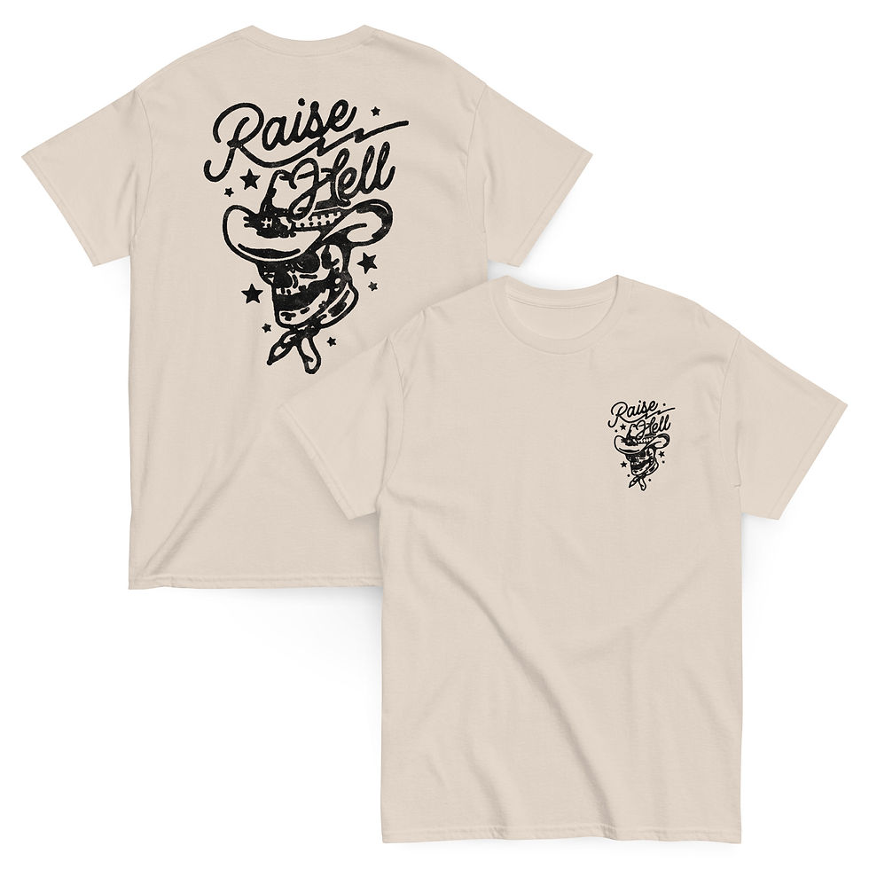 Thumbnail: Raise Hell Black Tee