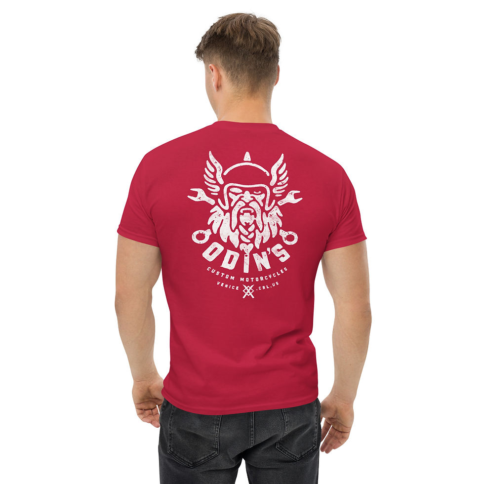Thumbnail: Odin's Custom Motorcycles Double Sided Tee