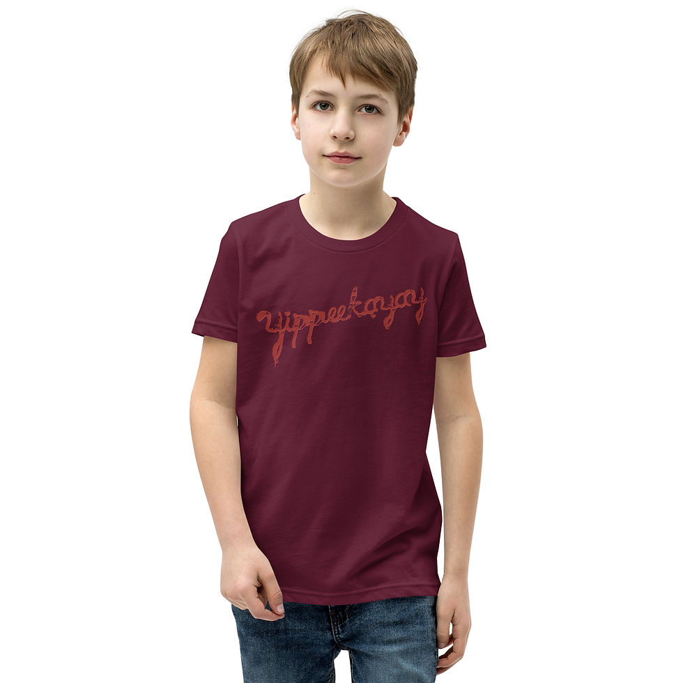 Thumbnail: Yippeekayay 'No Bullets Hans' Double Sided Kids Tee