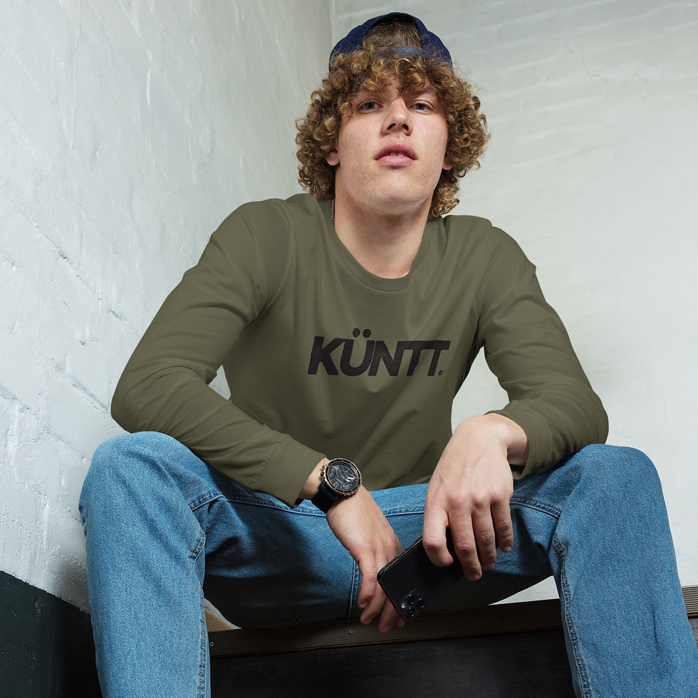 Thumbnail: KÜNTT 'Black Logo' Long Sleeve Tee