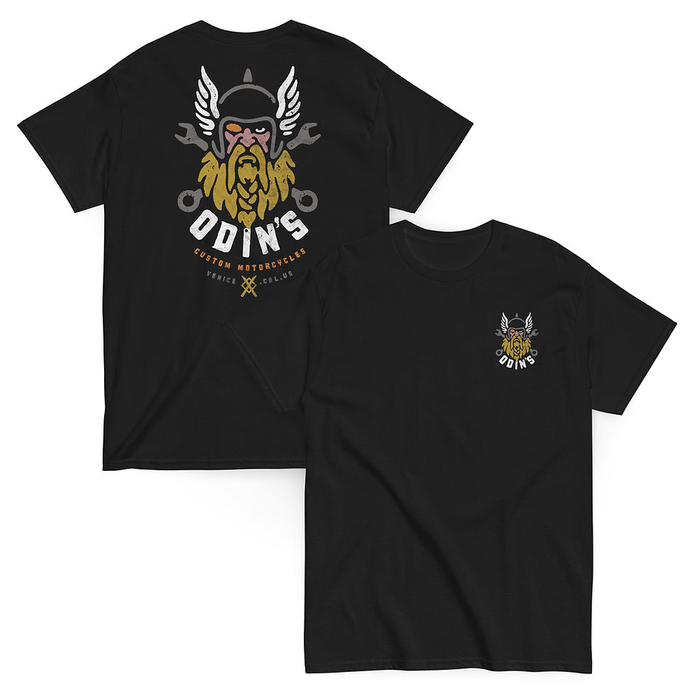 Thumbnail: Odin's Garage Double Sided Colour Tee