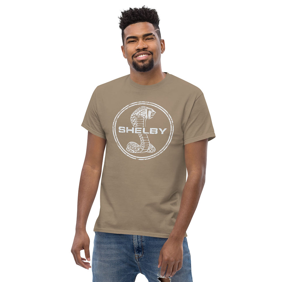 Thumbnail: Shelby Cobra White Distressed Classic Tee