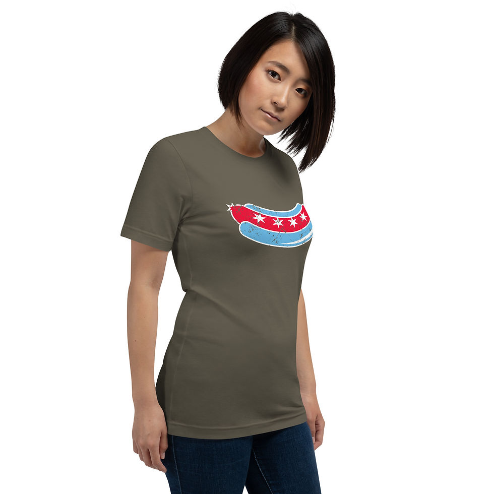 Thumbnail: 'Star-spangled Weiner' Distressed Classic Tee