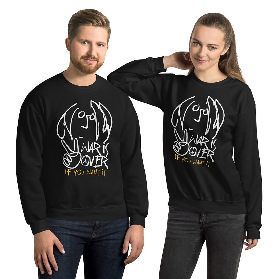 Thumbnail: John 'War is Over' Sweatshirt (Dark)