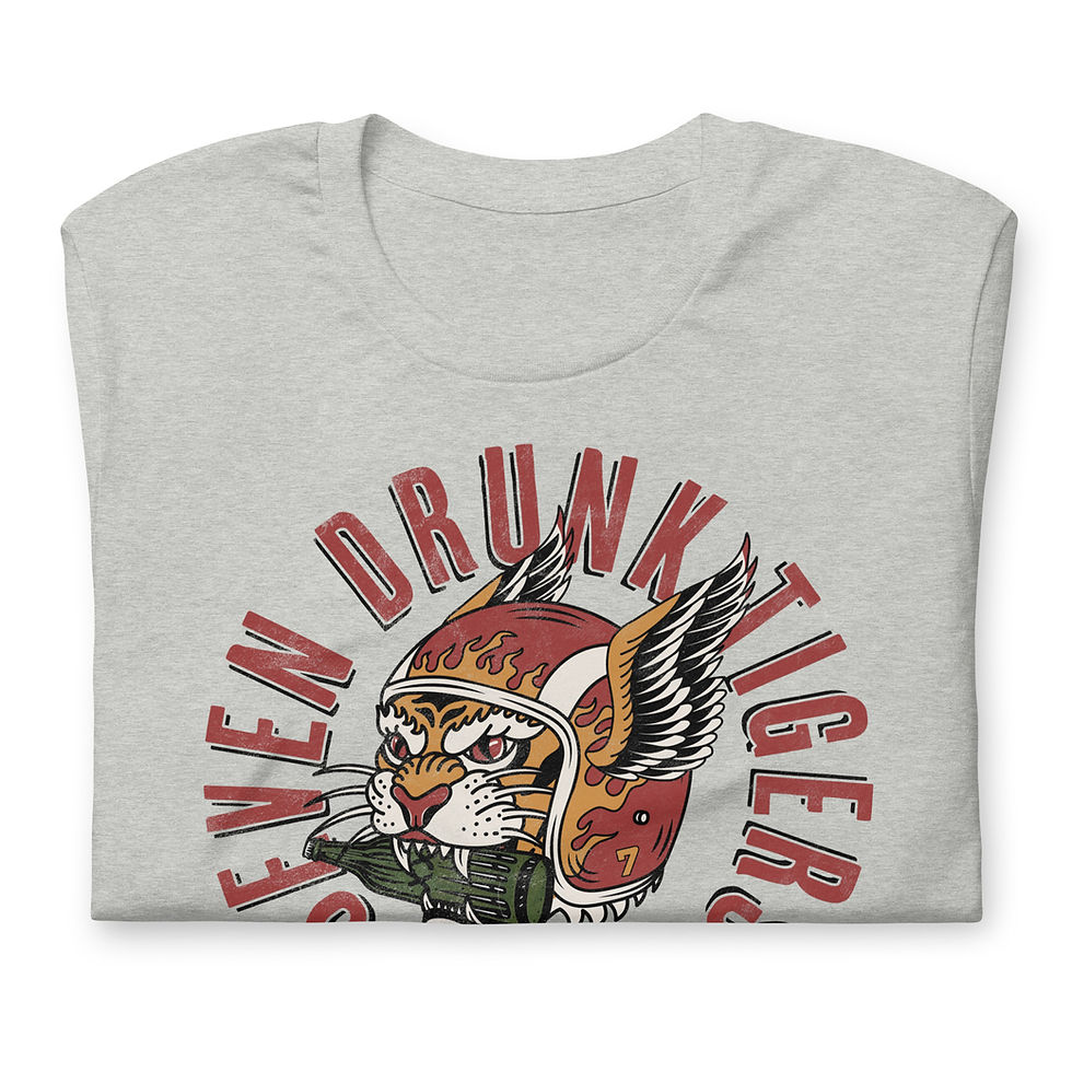 Thumbnail: Seven Drunk Tigers 'Answer The Call' Classic Light Tee