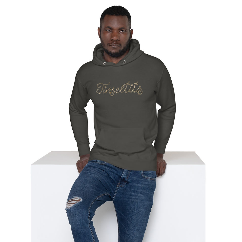 Thumbnail: Tinseltits 'Sparkle' Luxury Xmas Hoodie