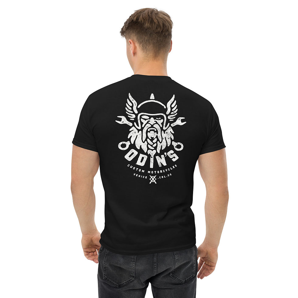 Thumbnail: Odin's Custom Motorcycles Double Sided Tee