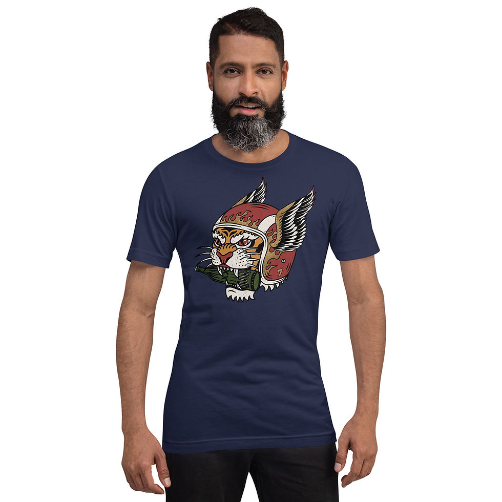 Thumbnail: Seven Drunk Tigers 'Hellcat Gold' Classic Tee