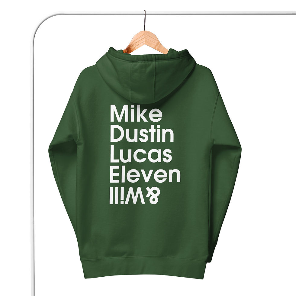 Thumbnail: Stranger Sports 'White Demi 3 Stipe' Luxury Double Sided Hoodie