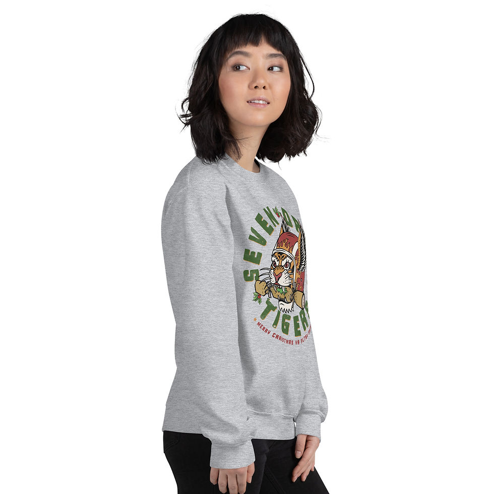 Thumbnail: Seven Drunk Tigers Xmas Jumper (Light)