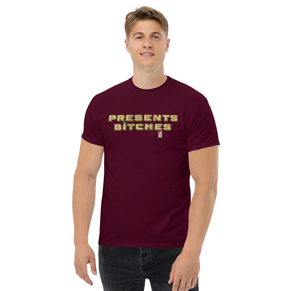 Thumbnail: Presents Bitches Tee (Green Trim)