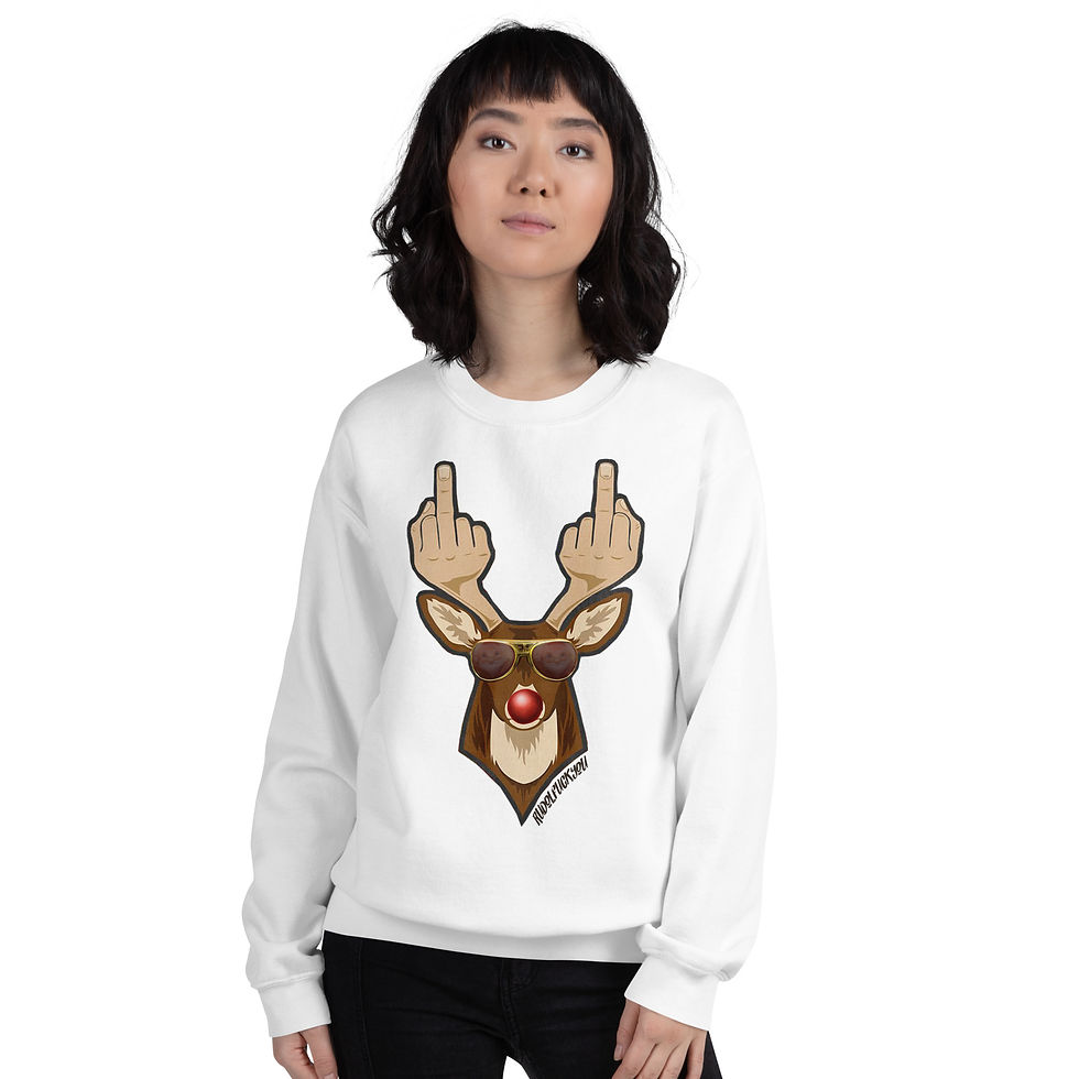 Thumbnail: Samfuckintastic 'Rudolfuckyou' Sweatshirt