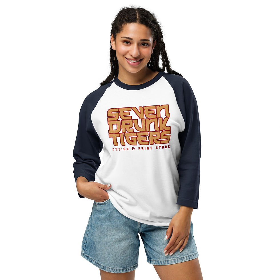 Thumbnail: Seven Drunk Tigers 3/4 Sleeve Raglan Tee