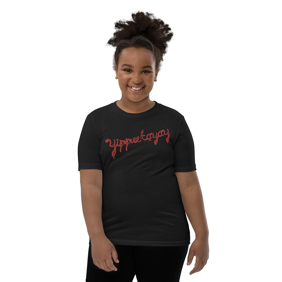 Thumbnail: Yippeekayay 'No Bullets Hans' Double Sided Kids Tee