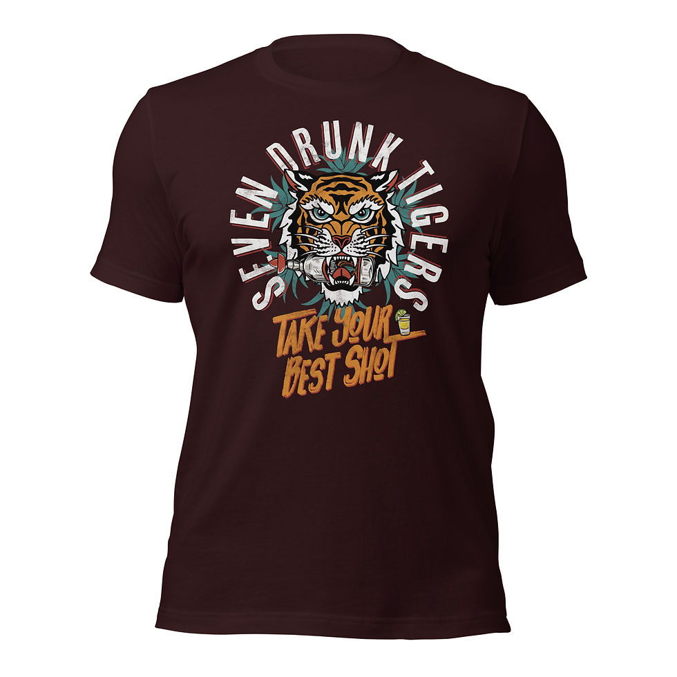 Thumbnail: Seven Drunk Tigers 'Take Your Best Shot' Softstyle Tee