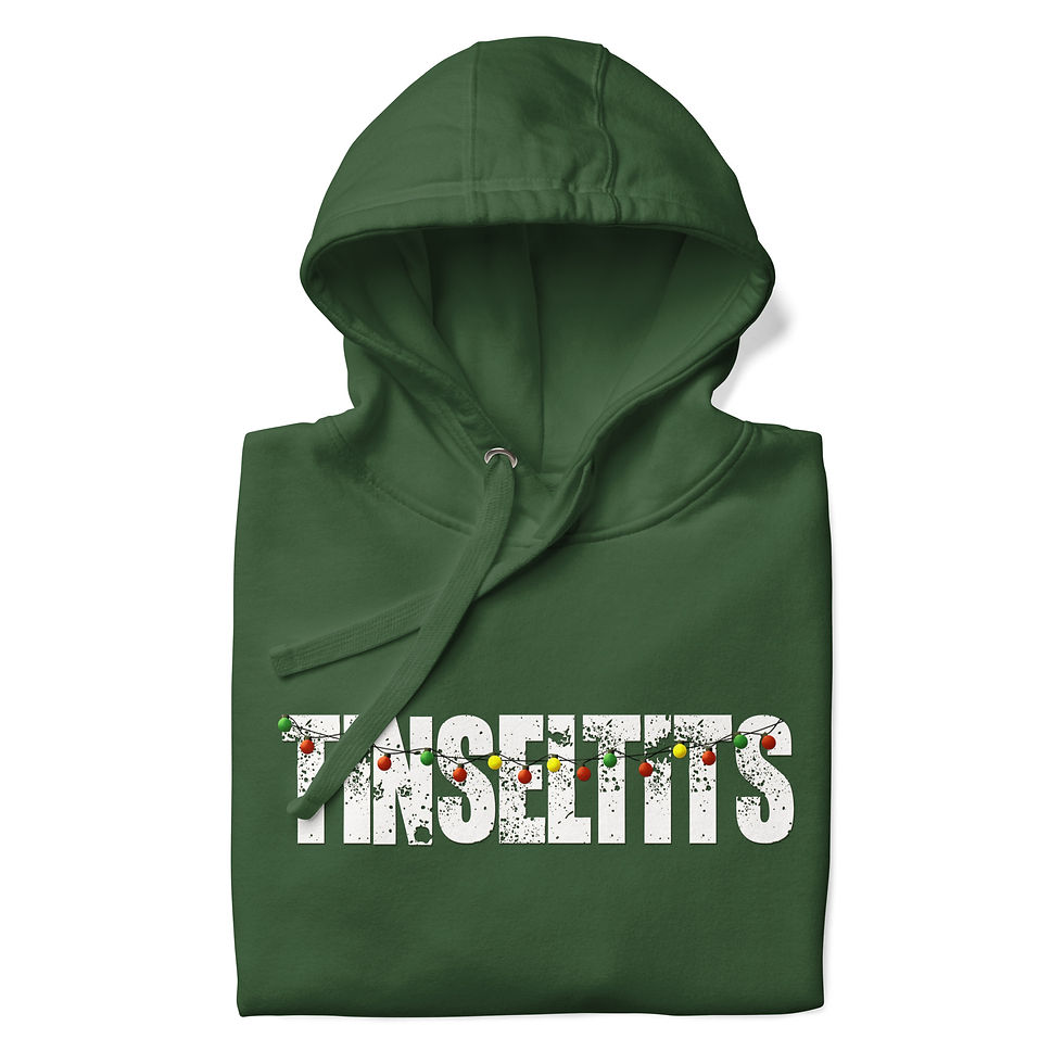 Thumbnail: Tinseltits 'Balls' Luxury Xmas Hoodie