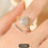 Thumbnail: Sunflower Crystal Spinning Ring