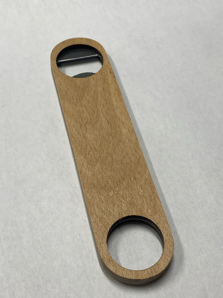 Long Beechwood Bottle Opener