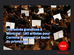 Carmina Burana et Le Sacre du printemps à la Maison symphonique de Montréal : deux œuvres monumentales les 7 et 9 novembre