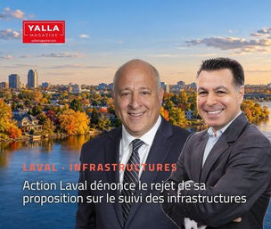 Action Laval dénonce le rejet de sa proposition sur le suivi des infrastructures