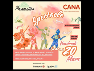 Montréal accueille une soirée artistique interculturelle réunissant musique, danse et arts visuels