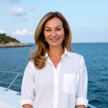 Julie Young on the water