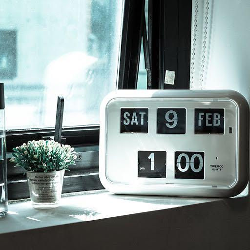 原裝 香港 正版 twemco 翻頁鐘 掛牆鐘 QD35 $1900