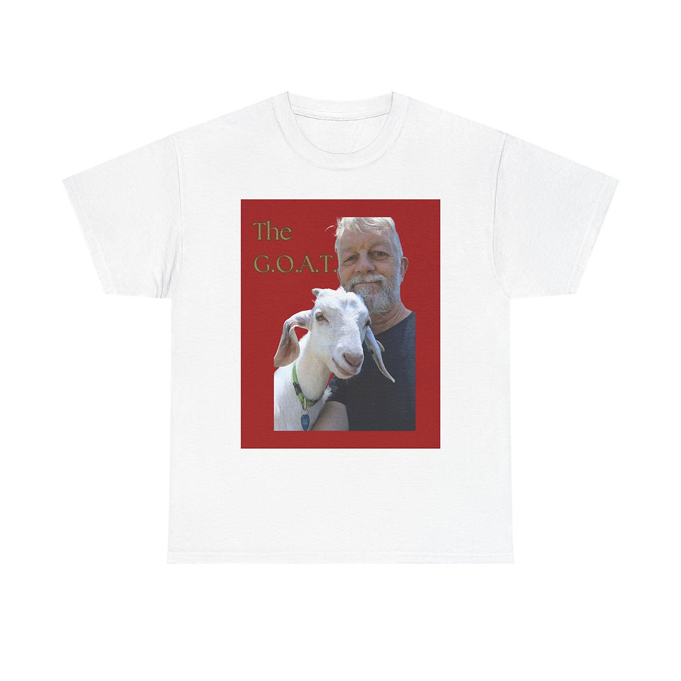 Thumbnail: G.O.A.T. Selfie Goat T-Shirt