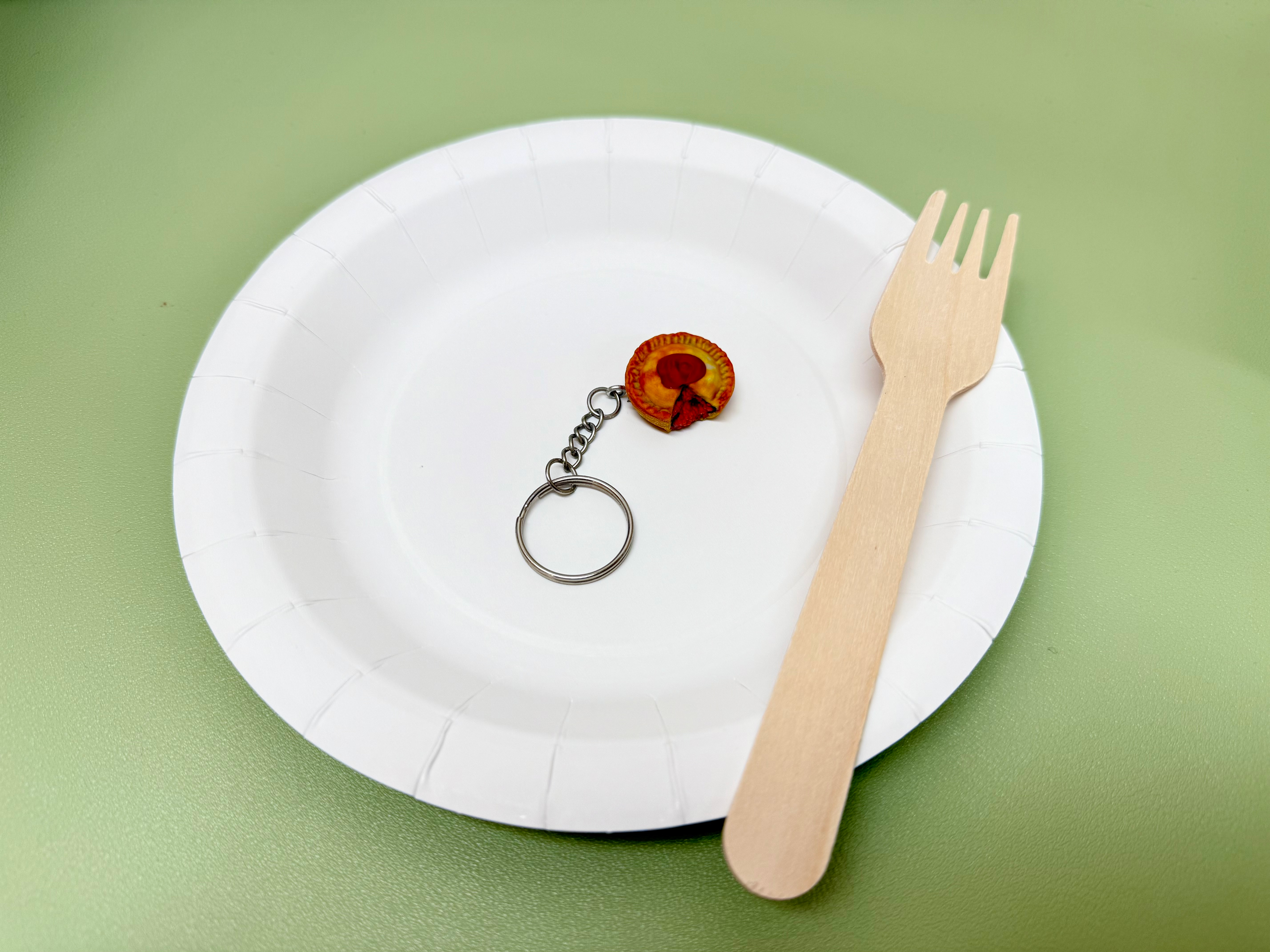 3D Aussie Meat Pie Keyring