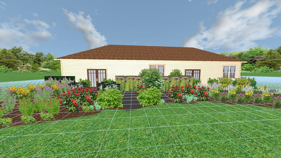 Formal Native Garden