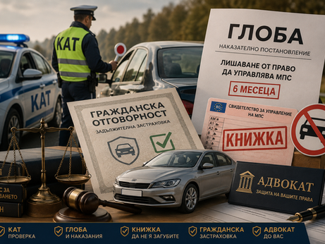 Отнемане на книжка при служебно дерегистриран автомобил
