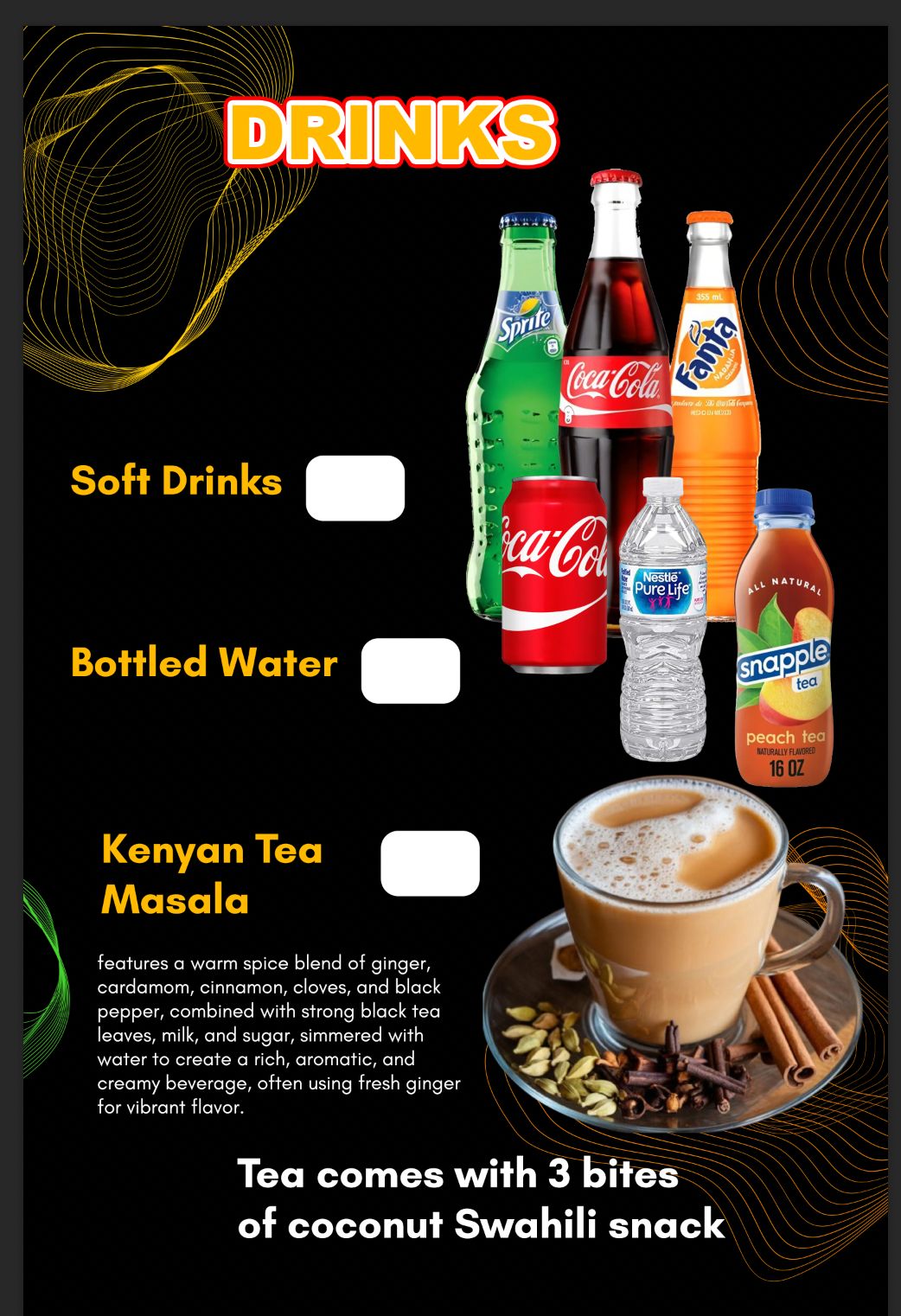 Arranged Food and Objects