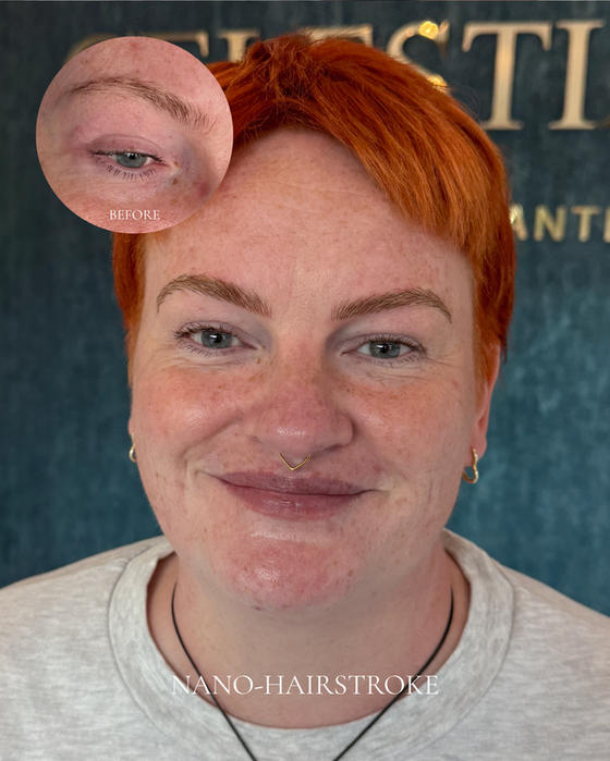 realistic brow tattoo