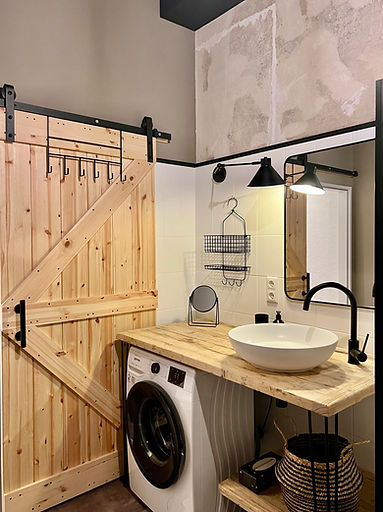 Badezimmer im MAKERS + ROOMS APARTMENT