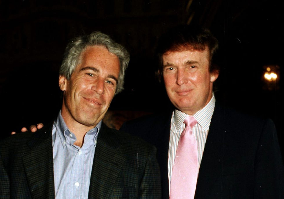 Donald Trump and Jeffrey Epstein