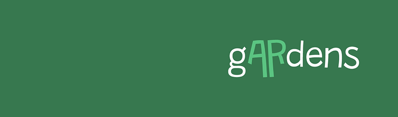 Augmented reality app name is gARdens