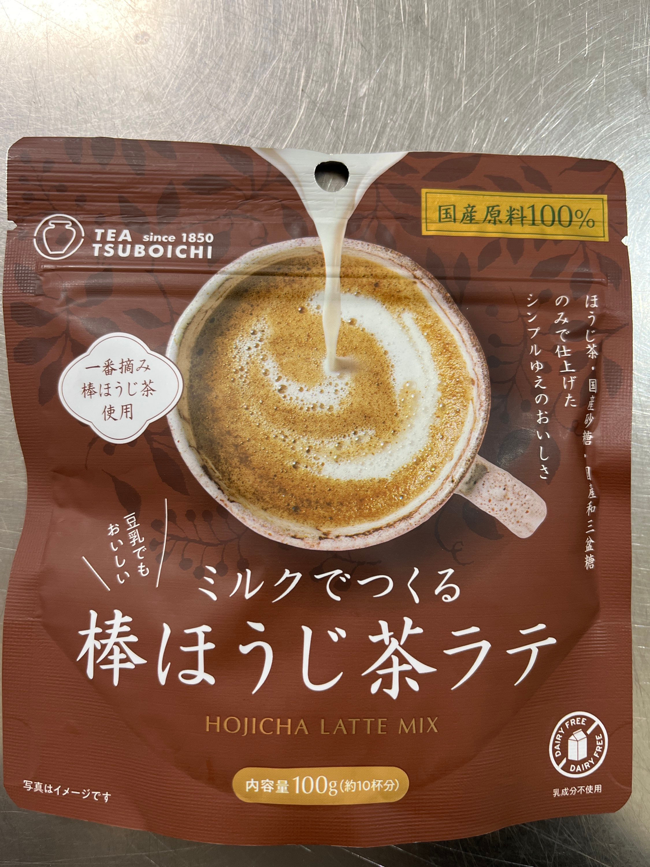 Tea Tsubochi Sweet Hojicha Powder 100g 加糖焙茶粉