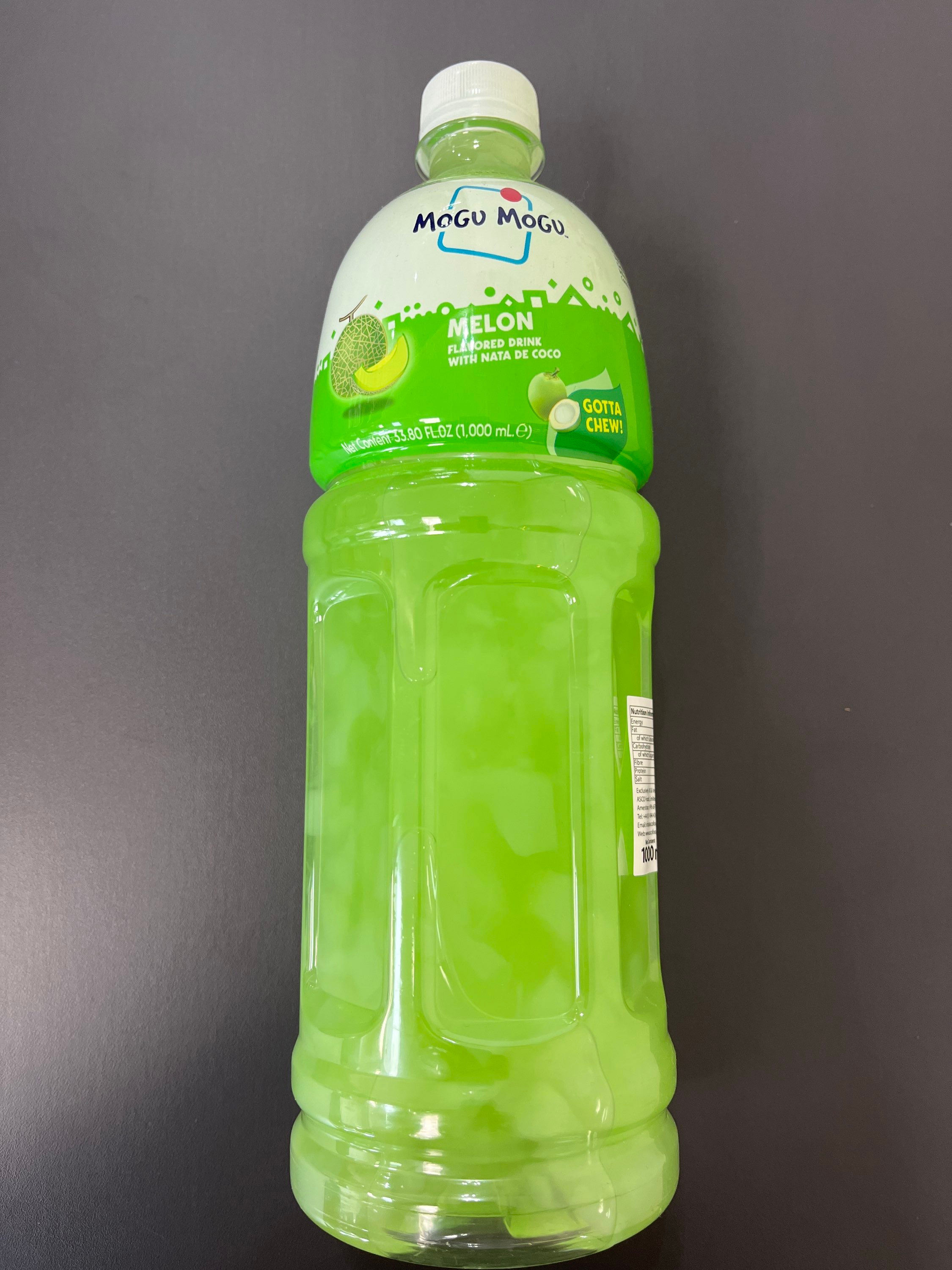 Mogu Mogu Nata De Coco Drink -Melon Flav 1L