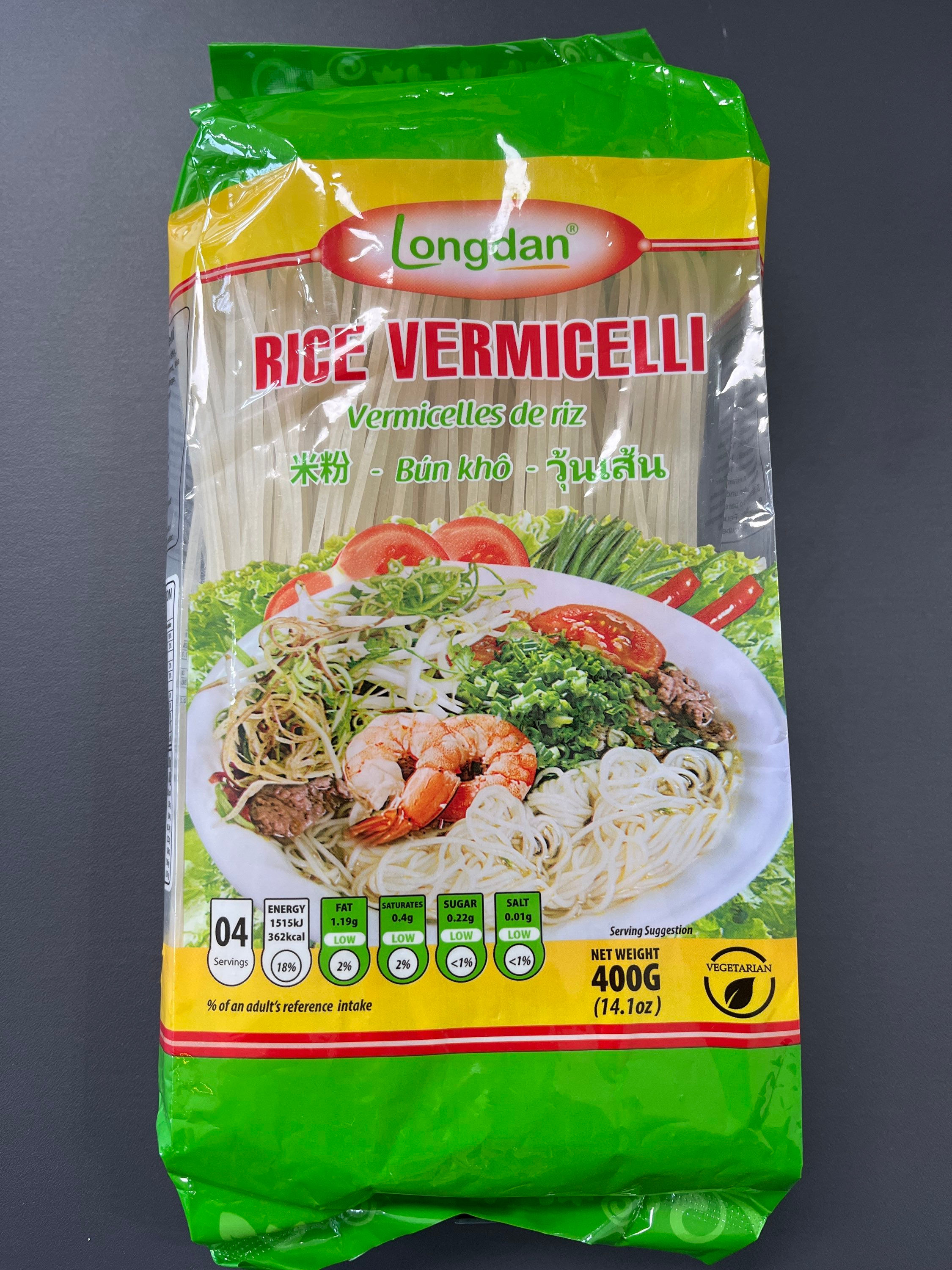 Longdan Rice Vermicelli 400g 1.6mm 
