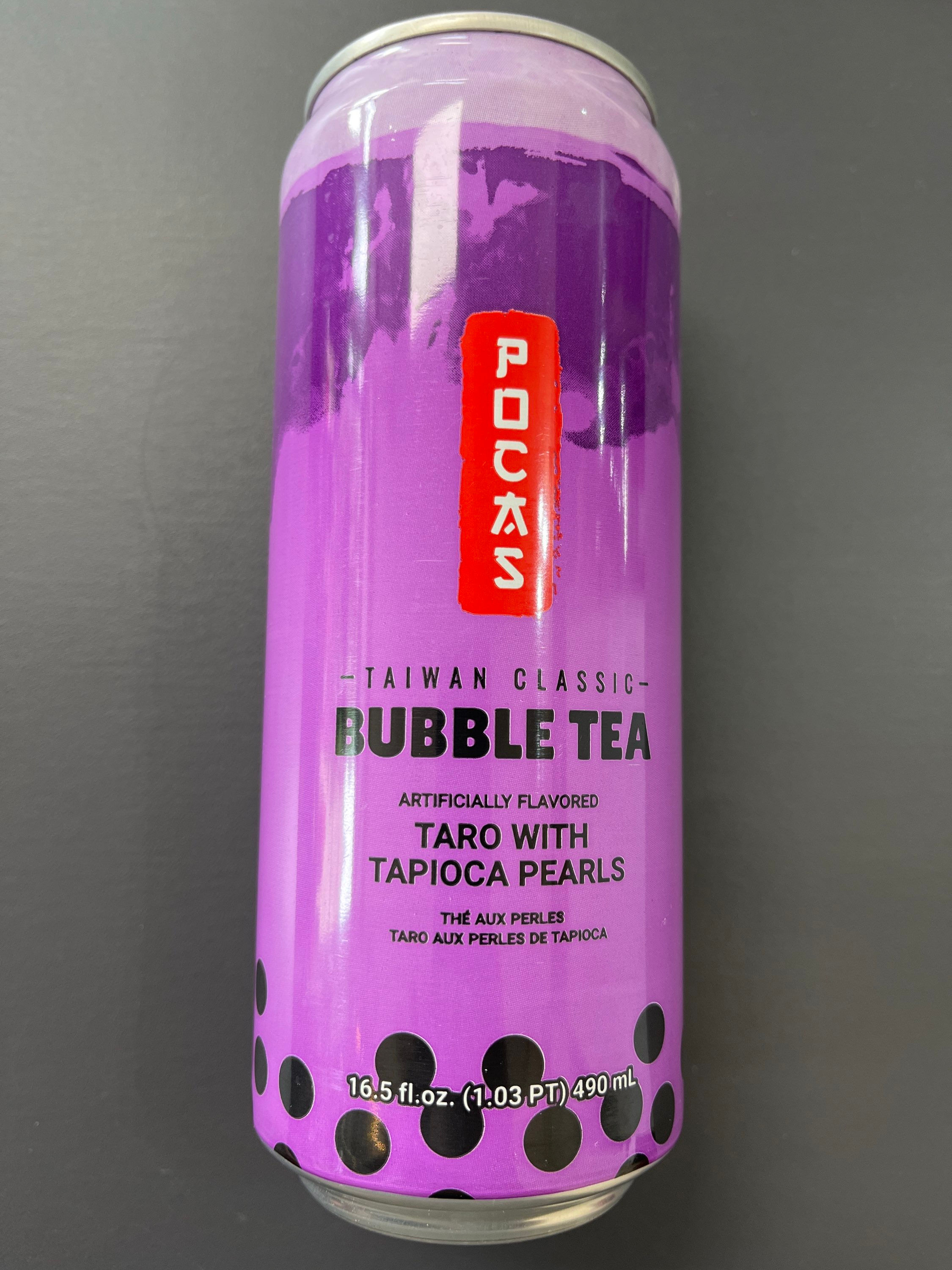 Pocas Bubble Tea -Taro With Tapioca Pearls 490ml