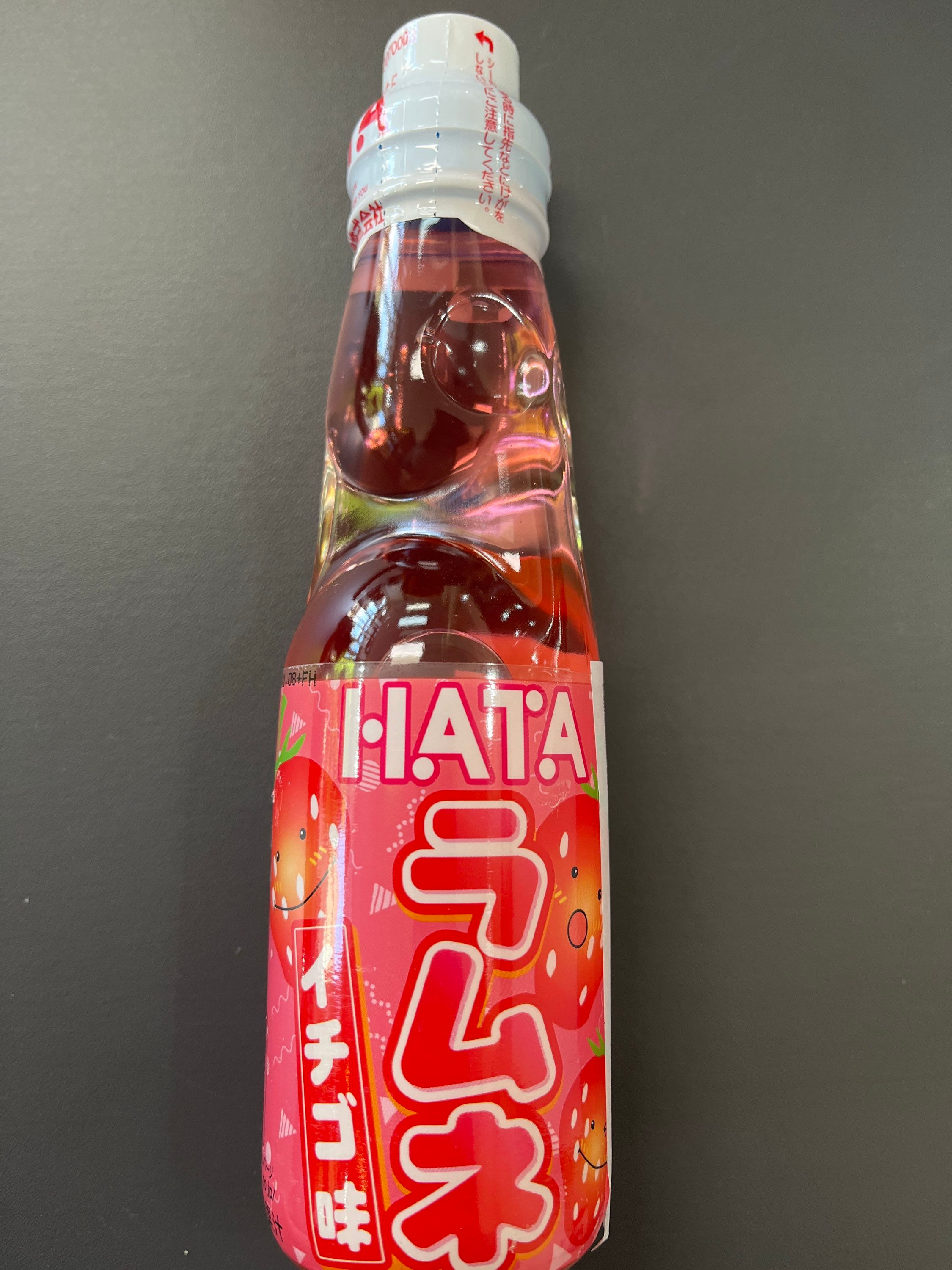 Hata Ramune Soda Strawberry Flav 330ml