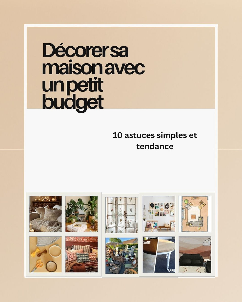 Décorer sa maison avec un petit budget