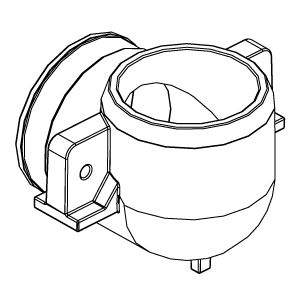 ELBOW,INTAKE,MOLDED,ECL/CE/CF/FRG