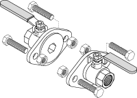 KIT,ISOLATION FLANGE,3/4''