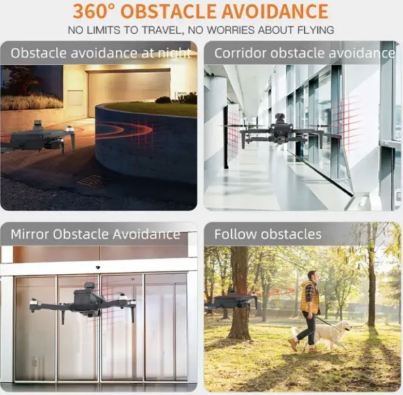Thumbnail: GPS DRONE, 4k Professional, 3 Axis Gimbal, 30 Min Flight time, Dual Camera Drone